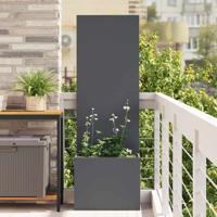 Tuinplant met Decoratief Paneel Antraciet 50 x 140 cm