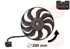 Koelventilator Rechts 220/60w 29 Cm 5888745