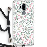 Sierlijke bloemen: LG G7 Thinq Transparant Hoesje met koord