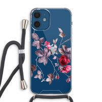 Mooie bloemen: iPhone 12 Transparant Hoesje met koord
