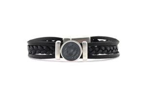 Qoss Zwarte Armband Roxan Zwart | Maat M