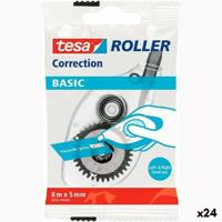 Correctietape TESA Basic Wit 5 mm x 8 m (24 Stuks)