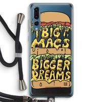 Big Macs Bigger Dreams: Huawei P20 Pro Transparant Hoesje met koord