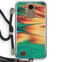 Green Inferno: LG K10 (2017) Transparant Hoesje met koord