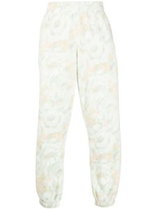 Martine Rose pantalon de jogging texturé à fleurs - Vert