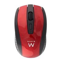 Ewent draadloze muis rood