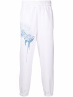 TTSWTRS pantalon de jogging à imprimé abstrait - Blanc