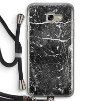 Zwart marmer: Samsung Galaxy A5 (2017) Transparant Hoesje met koord Zwart marmer: Samsung Galaxy A5 (2017) Transparant Hoesje met koord