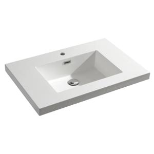 Differnz Reno wastafel | wit | 75 x 50 x 5 cm