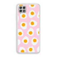 Dancing eggs: Samsung Galaxy A22 4G Transparant Hoesje