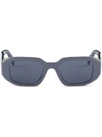 Prada Eyewear lunettes de soleil Symbole à monture géométrique - Bleu