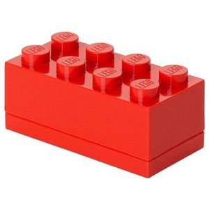 Mini opbergbox Brick 8 rood (4012)