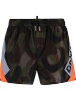 DSQUARED2 short de bain à imprimé graffiti - Noir