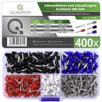 Quadrios 22C482 Assortiment adereindhulzen 0.5 mm², 0.75 mm², 1 mm², 2.5 mm² Deels geïsoleerd 400 stuk(s)