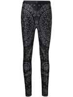 Versace legging à imprimé Barocco - Noir - thumbnail