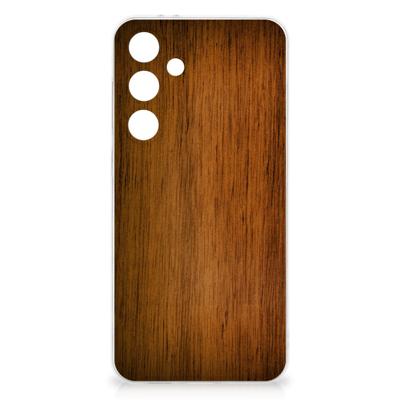 Samsung Galaxy S24 FE | Bumper Hoesje | Donker Hout Samsung Galaxy S24 FE | Bumper Hoesje | Donker Hout