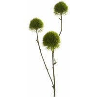 Groene anjer kunsttakken van 58 cm   - - thumbnail