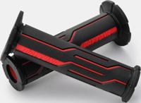 DAYTONA handvat "d-line" rubber grip d-lin sw/rt 125 open