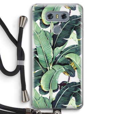 Bananenbladeren: LG G6 Transparant Hoesje met koord