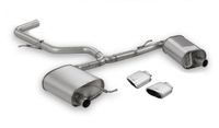 Remus uitlaat passend voor L+R passend voor Seat Leon Cupra ST 300 - Zilver Ovaal 7965150500LR002618R