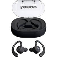 Lenco EPB-460BK In Ear headset Sport Bluetooth Zwart Headset, Oorbeugel, Bestand tegen zweet