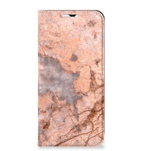 Samsung Galaxy A23 Standcase Marmer Oranje