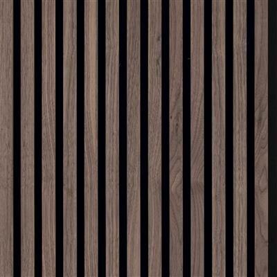 Silentlines lattenwand walnoot - 2600x526x22mm