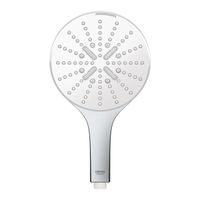 GROHE Rainshower SmartActive handdouche 15cm 3 standen Moon White Wit 26554LS0 - thumbnail