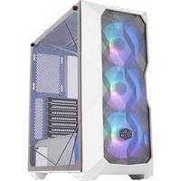 Cooler Master MasterBox TD500 Mesh White tower behuizing 2x USB-A | RGB | Tempered Glass