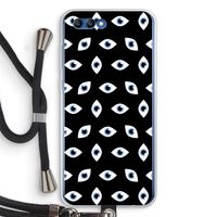 Eyes pattern: Honor 10 Transparant Hoesje met koord