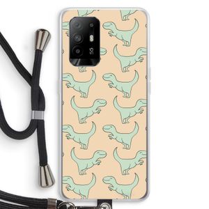 Dinos: Oppo A94 5G Transparant Hoesje met koord