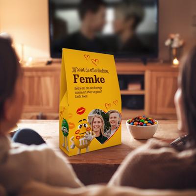 XL M&M's box personaliseren - 6 zakjes (714 gram)