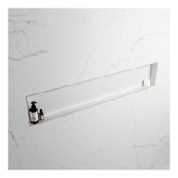 Wandnis Solid Surface Easy | In- en opbouw | 150x30x8 cm | 1 vak | Linen/Talc