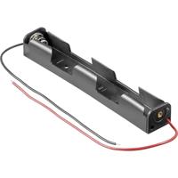 Goobay 11983 Batterijhouder Aantal cellen: 2 AA (penlite) Kabel (l x b x h) 109 x 16.6 x 14 mm