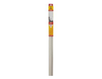Deltafix Dorpelstrip - zelfklevend - kunststof - wit