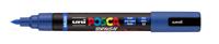 Paintmarker uni posca pc-5br brushpunt m donkerbl
