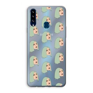 King Kylie: Samsung Galaxy A20s Transparant Hoesje
