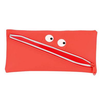 Schoolpennenzak Safta Gezicht 22 x 11 x 1 cm Rood