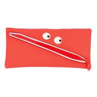 Schoolpennenzak Safta Gezicht 22 x 11 x 1 cm Rood