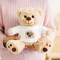 Knuffelbeer met foto - Teddybeer - 20 cm
