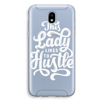Hustle Lady: Samsung Galaxy J5 (2017) Transparant Hoesje