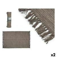Tapijt Gift Decor Bruin 120 x 80 x 1 cm 10 x 40 x 10 cm (2 Stuks)