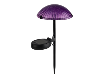 LIVARNO home Solar LED-paddenstoel (Lila)