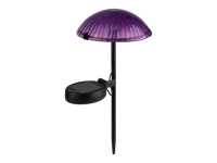 LIVARNO home Solar LED-paddenstoel (Lila)