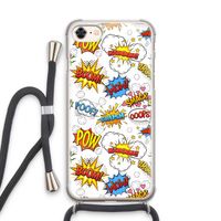 Pow Smack: iPhone 8 Transparant Hoesje met koord