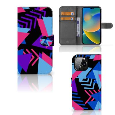 iPhone 14 Pro Max | Book Case | Funky Triangle