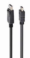 Gembird CC-DP-HDMI-5M video kabel adapter HDMI + 3.5mm VGA (D-Sub) Zwart