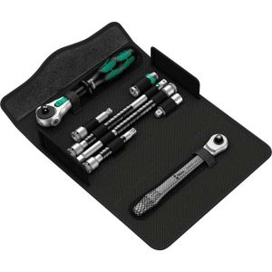 Wera Kraftform Compact Zyklop MS1 Metal/Speed ratel, 1/4" ratel 2-delig