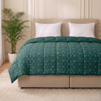 1+1 Gratis Wasbaar Easy Dekbed Zonder Overtrek - Zonder Overtrek - Endless Hexagons - Dekbed-Discounter.nl