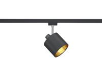 Trio 2-fase rail lampDuoline zwart met goud - 78330179